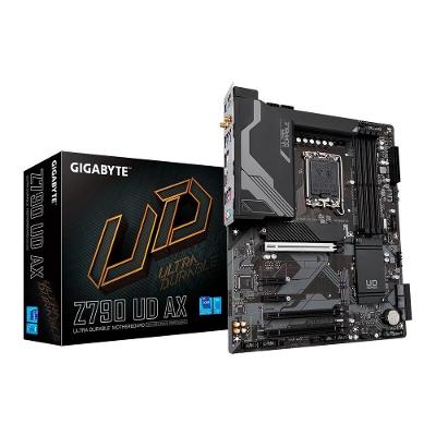 Placa-Mãe Gigabyte Z790 UD AX, Intel LGA 1700, ATX, DDR5, Wi-Fi, Bluetooth, Preto - Z790 UD AX​