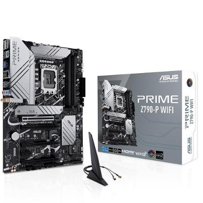 Placa-Mãe ASUS Prime Z790-P Wi-Fi, Intel LGA1700 Z790, ATX, DDR5, Cinza - Prime Z790-P Wi-Fi