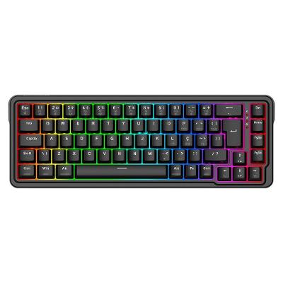 Teclado Magnético Gamer Redragon Nova, 65%, RGB, Switch UltraMag Linear, ABNT2, Preto - K709RGB-M