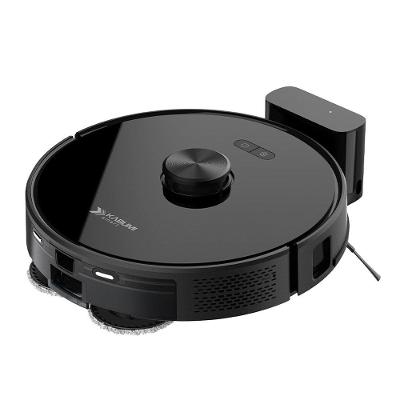 Robô Aspirador de Pó e Passa Pano KABUM! smart K1000 - Mapeia a Laser, 2 MOPs, até 7000Pa, Alexa/Google, BT, Bivolt, Preto - KSAR1000PT