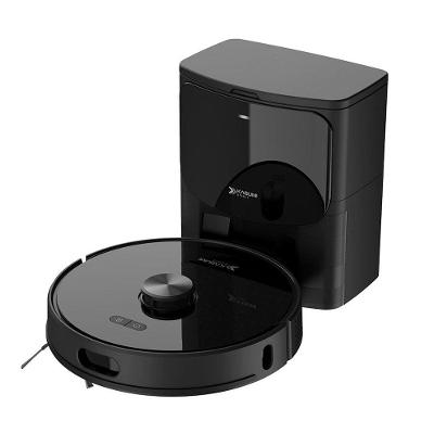 Robô Aspirador de Pó e Passa Pano KABUM! smart K1100 - Mapeia a Laser, 2 MOPs, até 10.000Pa, Alexa/Google, BT, 127v, Preto - KSAR110010PT