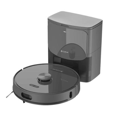 Robô Aspirador de Pó e Passa Pano KABUM! smart K1100 - Mapeia a Laser, 2 MOPs, até 10.000Pa, Alexa/Google, BT, 220v, Cor Inox - KSAR110020CZ