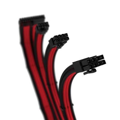 Cabo Fonte Sleeved Rise Mode Preto e Vermelho - RM-SL-BR