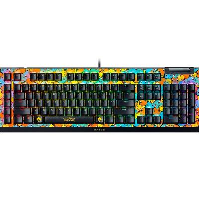 Teclado Mecânico Gamer Razer BlackWidow V4 X, Chroma RGB, Switch Green, Pokémon Kanto Starters Edition, Layout US - RZ03-04704200-R3M1