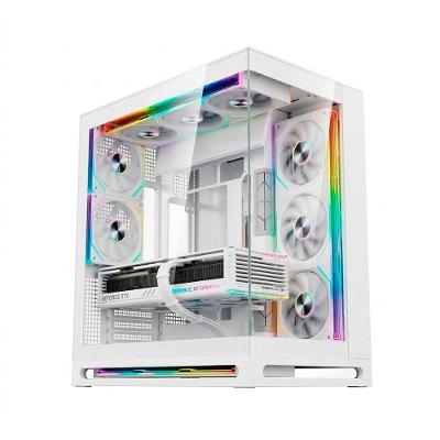 Gabinete Liketec Cygnus Snow, ATX, Mid Tower, Vidro Temperado, Branco - LT-GB-CYGNUS-SNOW-V1