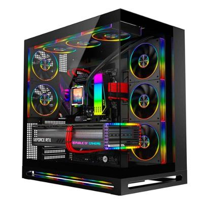 Gabinete Liketec Cygnus Dark, ATX, Mid Tower, Vidro Temperado, Preto - LT-GB-CYGNUS-DARK-V1