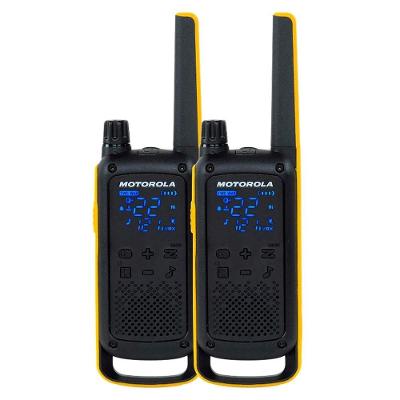 Rádio Comunicador Motorola Talkabout  T470BR, 26 canais, 35KM, Lanterna, IPX4, Preto/Amarelo - 71670