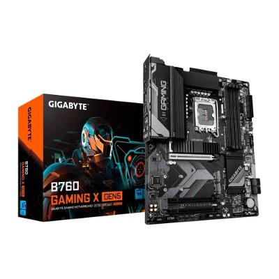Placa Mãe Gigabyte B760 GAMING X GEN5, Intel LGA 1700, ATX, DDR4, PCIe 5.0 - B760 GAMING X GEN5