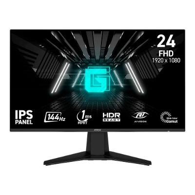 Monitor Gamer MSI 24", Full HD, 144Hz, 1ms, IPS, FreeSync, HDR Ready, AI-Vision, Preto - G242L E14