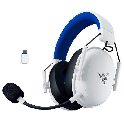 Headset Sem Fio Gamer Razer Blackshark V3 X HyperSpeed, PlayStation, Drivers 50mm, Branco - RZ04-05420500