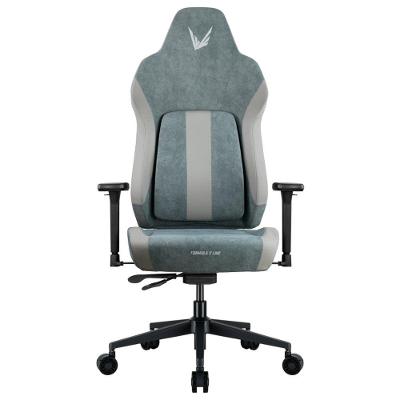 Cadeira Gamer Formula V Viron, Proteção Antiarranhões PET, Encosto Anatômico, Cinza - VIRON-LG
