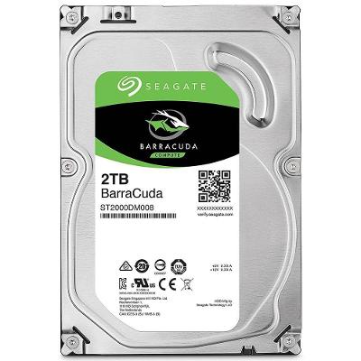 HD Interno Seagate BarraCuda, 2TB, SATA, 3.5' - ST2000DM008