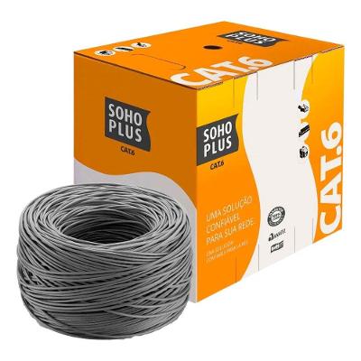 Cabo de Rede CAT.6 Furukawa SOHOPLUS, 305 Metros, Cinza - 23400200