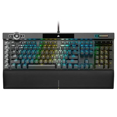 Teclado Óptico-Mecânico Gamer Corsair K100 RGB, Switch OPX,  US - CH-912A01A-NA