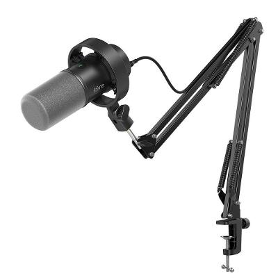 Microfone Dinâmico Fifine K688, Podcast, USB/XLR, Com Braço Articulado, Montagem Contra Choque, Preto - K688CT