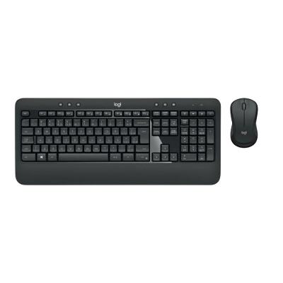 Teclado e Mouse Logitech MK540 Advanced Sem Fio Multimídia Tecnologia Unifying Cinza ABNT2 - 920-008674