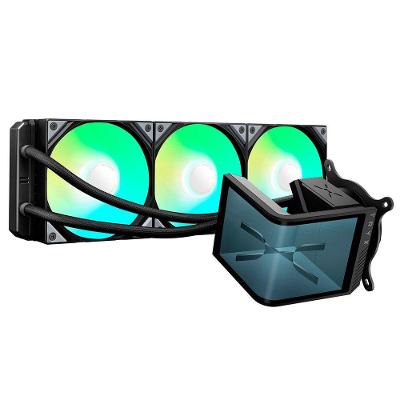 Water Cooler Tryx PANORAMA 360mm, com tela AMOLED, AMD e Intel, Preto - L-P360L-AM3M-G0K