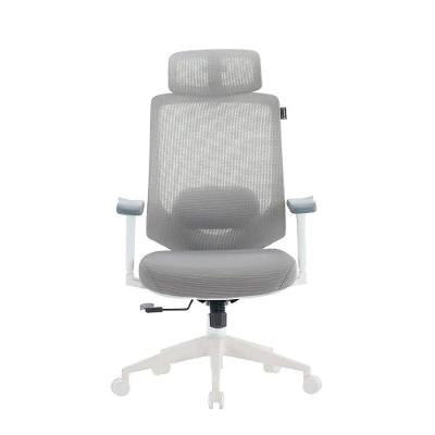 Cadeira Office XT Office X-Power, Até 130Kg, Reclinável, Braço 3D, Cilindro de Gás Classe 4, Tela Mesh, Branca e Cinza Claro - XTO-109