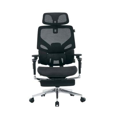Cadeira Office XT Office X-Space Aluminum, Até 130Kg, Reclinável, Braço 6D, Cilindro de Gás Classe 4, Tela Mesh, Preta - XTO-101