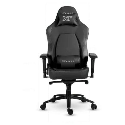 Cadeira Gamer XT Racer Fire Gun, Até 130Kg, Reclinável, Com Almofadas, Cilindro de Gás Classe 4, Couro PU, Preta - XTR-029