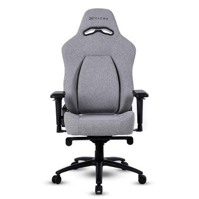 Cadeira Gamer XT Racer Fire Gun Style, Até 130Kg, Reclinável, Com Almofadas, Cilindro de Gás Classe 4, Tecido, Cinza - XTR-073