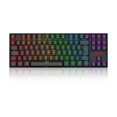 Teclado Mecânico Gamer Redragon Kumara Elite, Rainbow, Switch Brown, Tipo-C, ABNT2, Preto - K552-KRS (PT-BROWN)