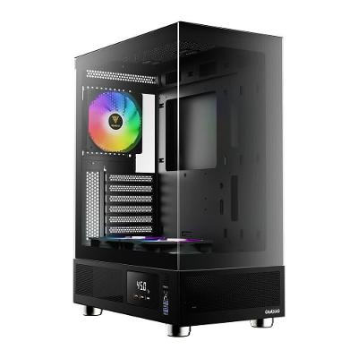 Gabinete Gamer Gamdias Atlas E1, Mid Tower, ARGB, ATX, Lateral em Vidro Temperado, Preto - ATLAS E1
