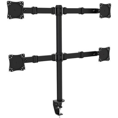 Suporte Torre ELG Multiarticulado de Mesa para 4 Monitores de 14 a 27 Ajuste de Altura Até 5kg F50X4