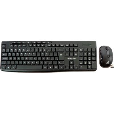 Kit Teclado e Mouse Sem Fio Keytime Smathink, Membrana, Full Size, ABNT2, 1600DPI, Preto - KYT00014