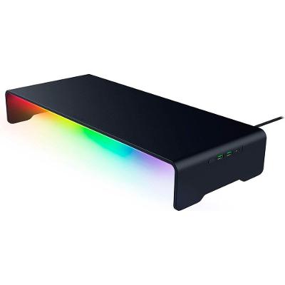 Suporte para Monitor Razer Chroma, com 4 Portas USB, Preto - RC21-02320100-R3U1