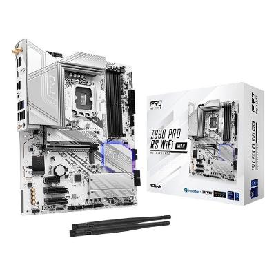 Placa-Mãe ASRock Z890 Pro RS, Intel, LGA 1851, ATX, DDR5, WiFi, Branco - 90-MXBPE