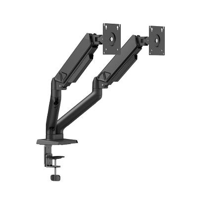 Suporte Para 2 Monitores Elements Audaz Duo, Pistão a Gás, Articulado, Preto - 72141