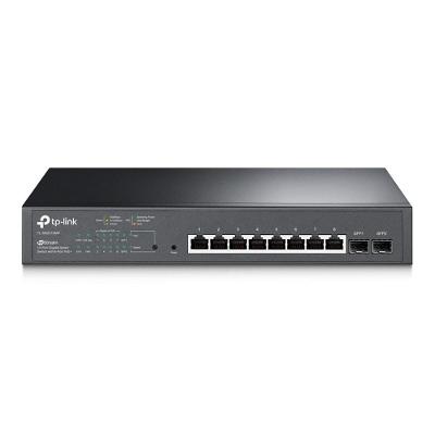 Switch TP-Link Smart Gigabit com 8 Portas PoE+ e 2 Slots SFP JetStream - TL-SG2210MP