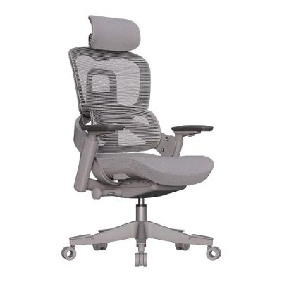 Cadeira Office Elements Calira, Até 110kg, Reclinável, Malha, Cinza - 72120