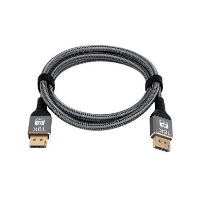 Cabo DisplayPort Storm Tech, 2.1, 16K 60Hz, Plugs de Metal, 1 Metro, Preto - CBDP0012