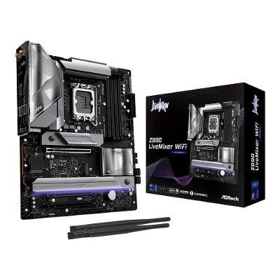 Placa-Mãe ASRock Z890 LiveMixer, Intel, LGA 1851, ATX, WiFi, DDR5, Preto - 90-MXBPA0-A0UAYZ