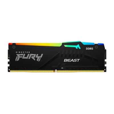 Memória RAM Kingston Fury Beast Expo, RGB, 32GB, 6000MT/s, DDR5, DIMM, CL30, Preto - KF560C30BBEA-32