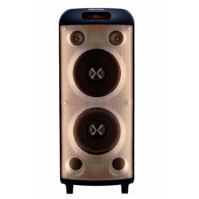 Torre de Som Amplificada Polyvox, TWS, Full LED, 2000W, Bluetooth, Bivolt, XT-990