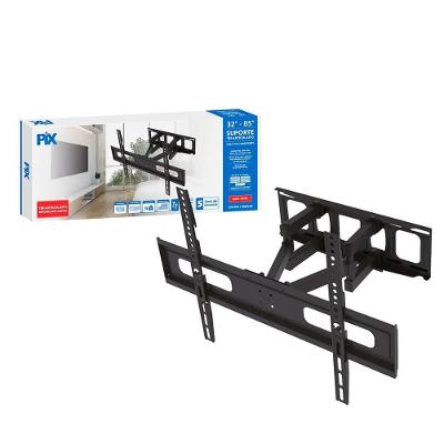 Suporte para TV PIX PX-36, Tri-Articulado, para TVs de 32" a 85", Reforçado Duplo, 079-0049
