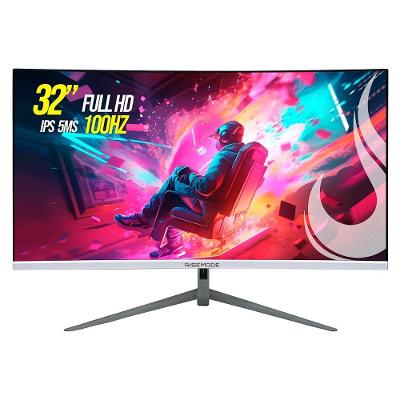Monitor Gamer Rise Mode 32"", FHD, Curvo, 100Hz, 5ms, IPS, HDMI e VGA, sRGB 99%, Branco - RM-MOG-32C100FH-W