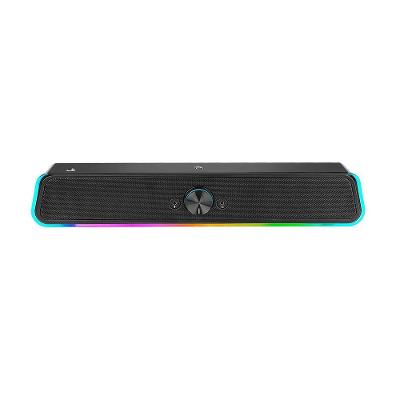 Caixa de Som Gamer Rise Mode Aura Sound S4, RGB Rainbow, Bluetooth, 3Wx2, Preto - RM-SP-04-RGB