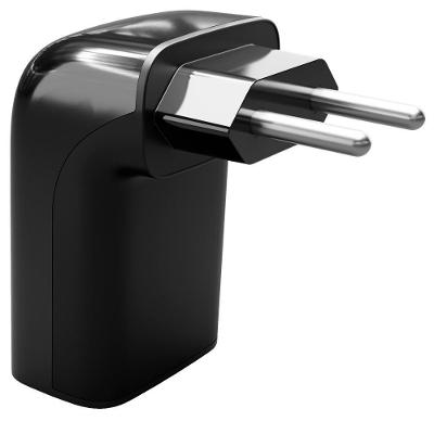 Protetor Contra Surtos Elétricos Clamper Pocket Fit 2 Pinos, Monopolar, Bivolt, Preto - 26790