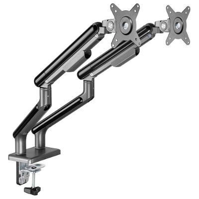 Suporte Para 2 Monitores Elements Aice Duo, Pistão a Gás, Articulado, Preto - 72133