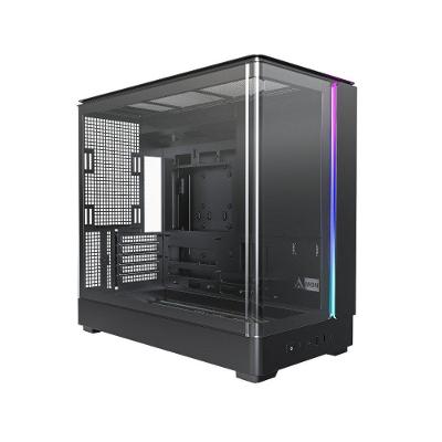 Gabinete Gamer Montech KING15, Mid Tower, ATX, Frontal e Lateral em Vidro, Preto - KING15B