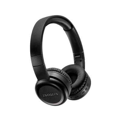 Headphone Bluetooth AIWA AWS-HP-03-B, Design Dobrável, Confortável com Microfone, Preto - AWS-HP-03-B
