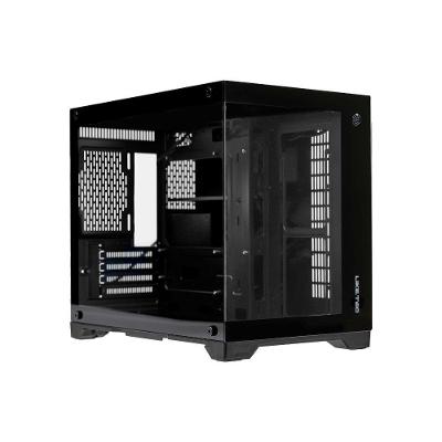 Gabinete Gamer Liketec Mad Rock, Mini Tower, M-ATX, Lateral e Frontal em Vidro Temperado, Sem Fans, Preto - LC-CB3X2-MADROCK-2077
