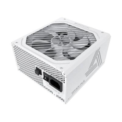 Fonte Montech TITAN PLA, 1200W, 80 Plus Platinum, Full Modular, ATX 3.1, PFC Ativo, Branco - TITAN PLA 1200W