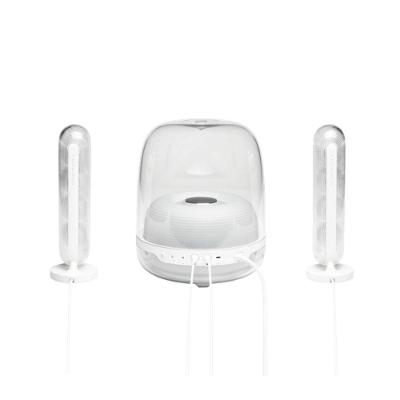 Caixa de Som Harman Kardon SoundSticks 4, Bluetooth, Sistema de Som 2.1, Branco - HKSOUNDSTK5WBR