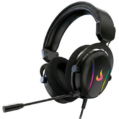 Headset Gamer Rise Mode Nova 02, Drivers 53mm, P3 3.5mm, Preto - RM-HS-NV-02-FB