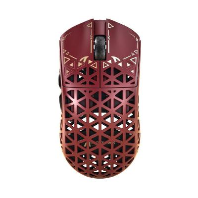 Mouse Gamer Sem Fio Attack Shark R5 Ultra, 42000 DPI, Fibra de Carbono, Switch Óptico, Tri-Mode Wireless Bluetooth USB-C, Vermelho - R5 ULTRA
